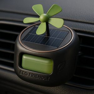 15 Solar Powered Car Vent Clip with Fragrance Cartridge Eco Friendly