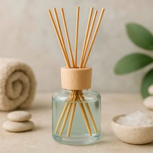 24 Spa Style Reed Diffuser with Sea Salt and Reeds Relaxing Scent